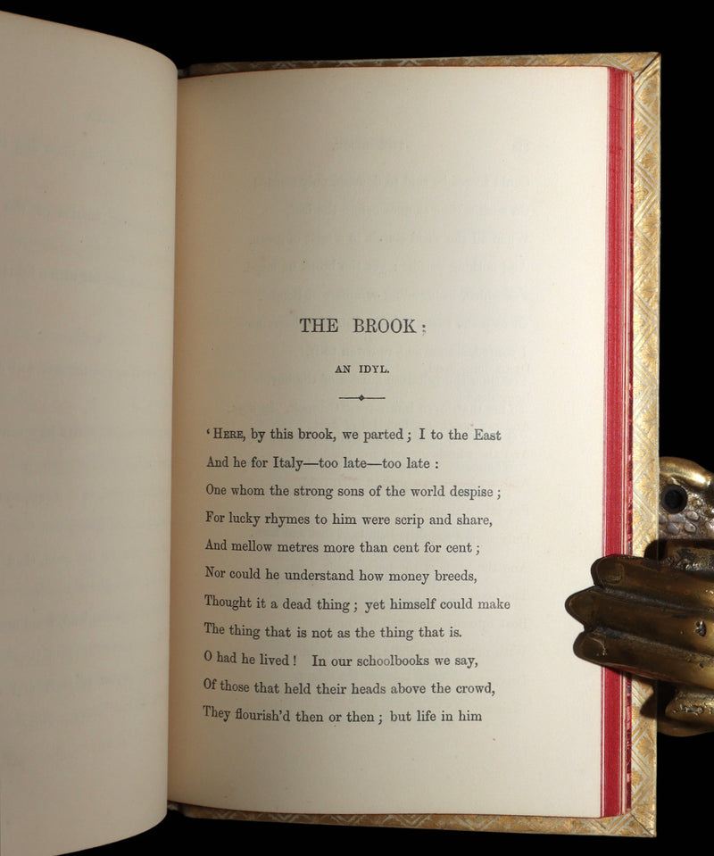 1869 Rare Vellum Books - Maud and Other Poems; Enoch Arden by Tennyson