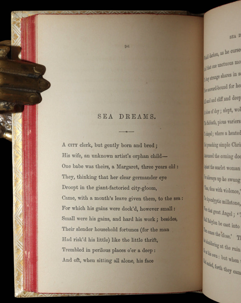 1869 Rare Vellum Books - Maud and Other Poems; Enoch Arden by Tennyson