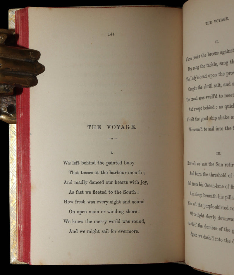 1869 Rare Vellum Books - Maud and Other Poems; Enoch Arden by Tennyson