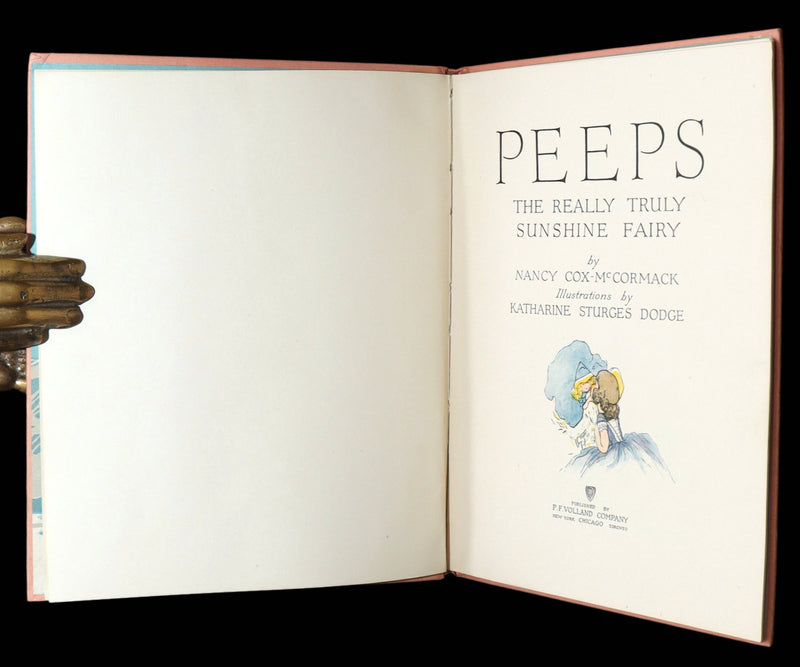 1918 Rare First Edition - Peeps: The Really Truly Sunshine Fairy, Illustrated