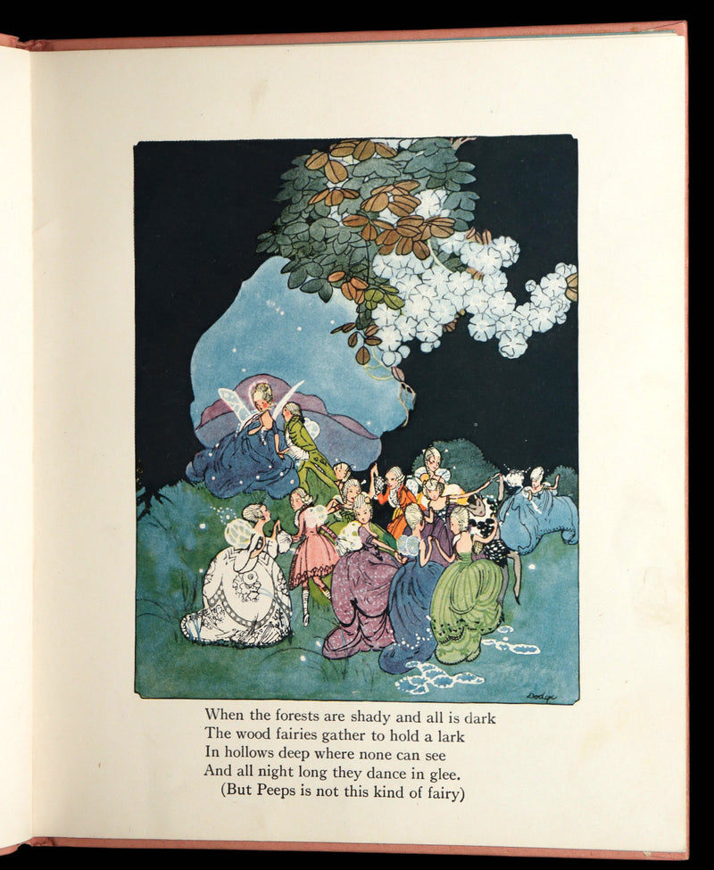 1918 Rare First Edition - Peeps: The Really Truly Sunshine Fairy, Illustrated