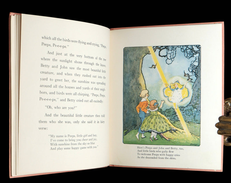 1918 Rare First Edition - Peeps: The Really Truly Sunshine Fairy, Illustrated