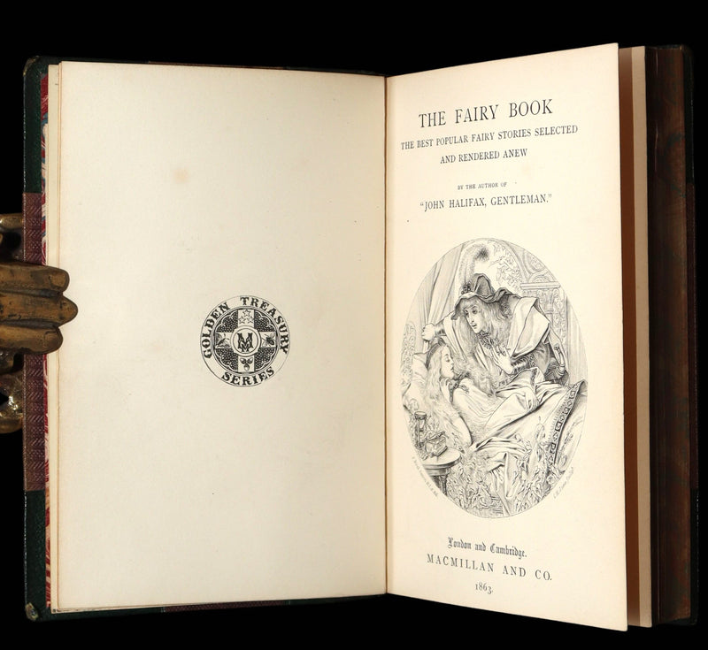 1863 Rare 1stED -The Fairy Book, Best Popular Fairy Stories by Dinah Maria Craik