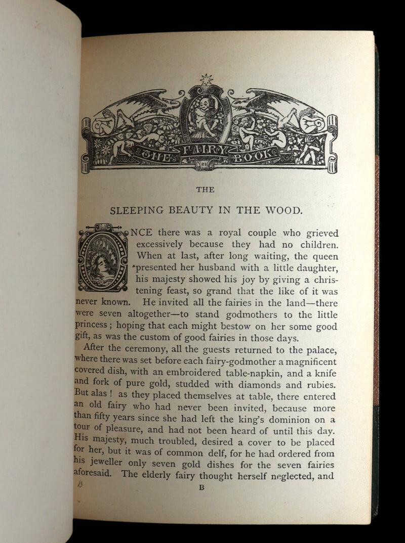 1863 Rare 1stED -The Fairy Book, Best Popular Fairy Stories by Dinah Maria Craik