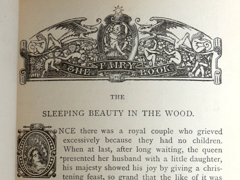 1863 Rare 1stED -The Fairy Book, Best Popular Fairy Stories by Dinah Maria Craik