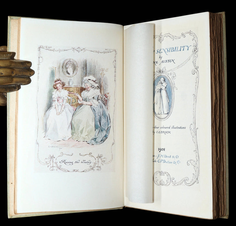 1908 1stED illustrated by C. E. Brock - Sense and Sensibility by Jane Austen