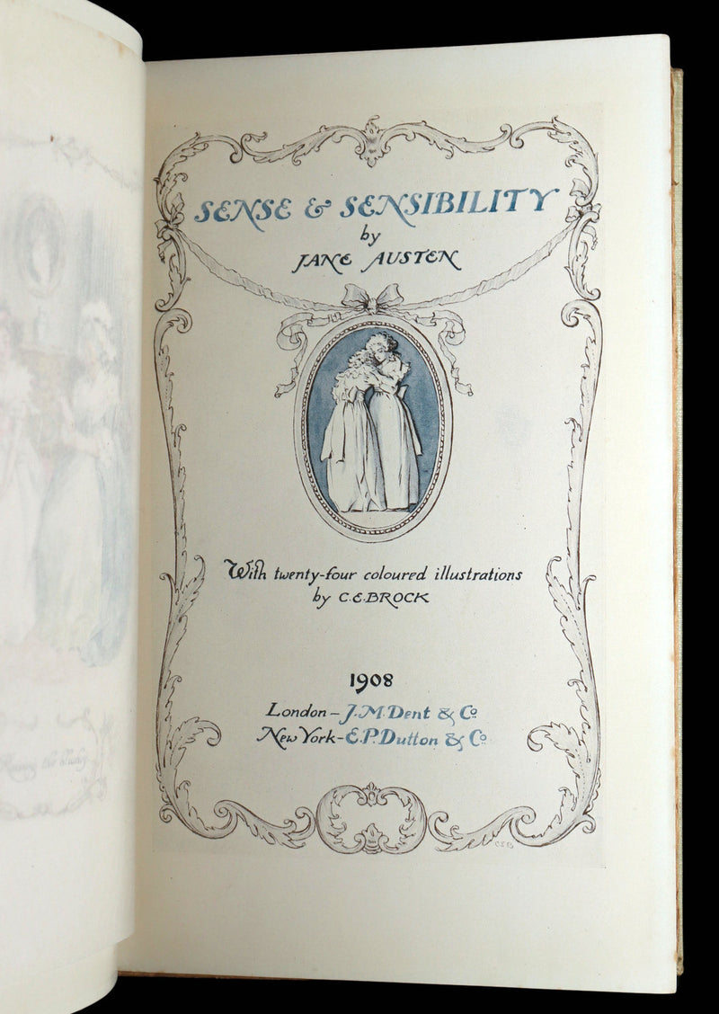 1908 1stED illustrated by C. E. Brock - Sense and Sensibility by Jane Austen
