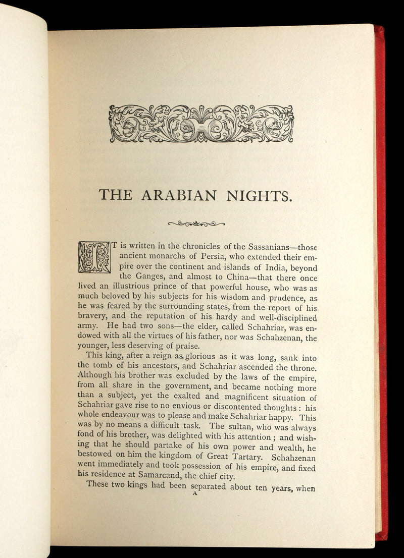 1896 Rare Book - The Arabian Nights’ Entertainments by Mrs. Sugden