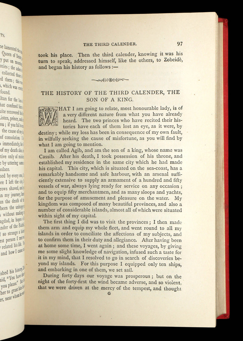 1896 Rare Book - The Arabian Nights’ Entertainments by Mrs. Sugden