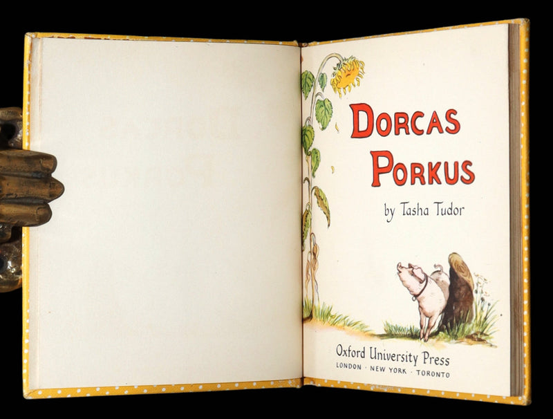 1942 First Edition with Dust Jacket - Dorcas Porkus Illustrated by Tasha Tudor