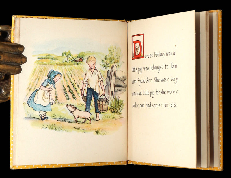 1942 First Edition with Dust Jacket - Dorcas Porkus Illustrated by Tasha Tudor