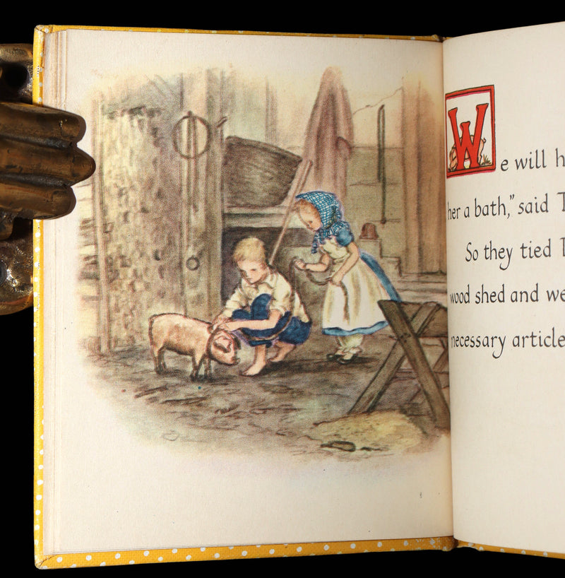1942 First Edition with Dust Jacket - Dorcas Porkus Illustrated by Tasha Tudor