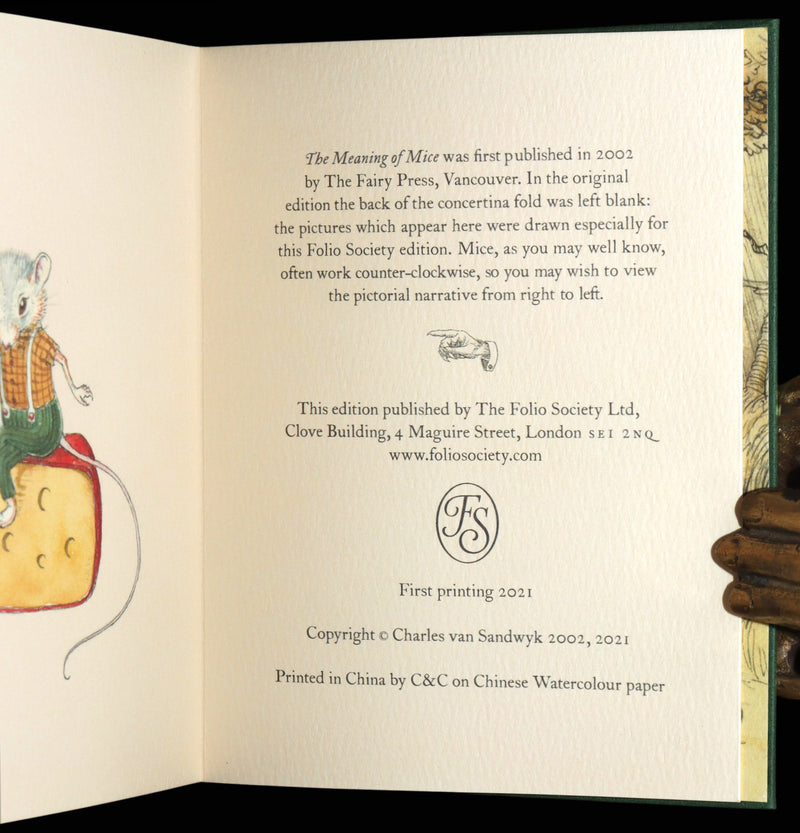 2021 - The Meaning of Mice: Translated for Humans by Charles van Sandwyk, 1stED