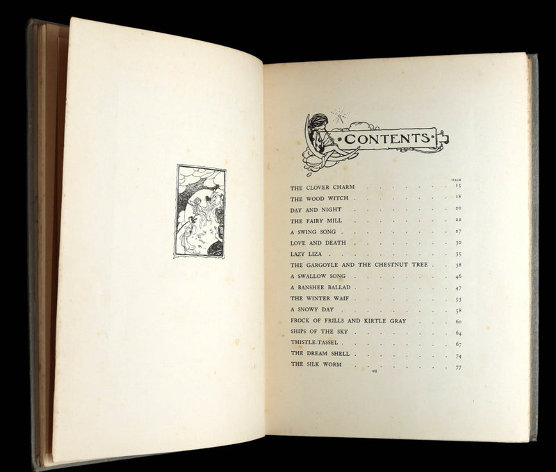 1912 Rare 1stED - ELFIN SONG, A Book of Verse and Pictures by Florence Harrison