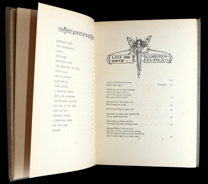 1912 Rare 1stED - ELFIN SONG, A Book of Verse and Pictures by Florence Harrison