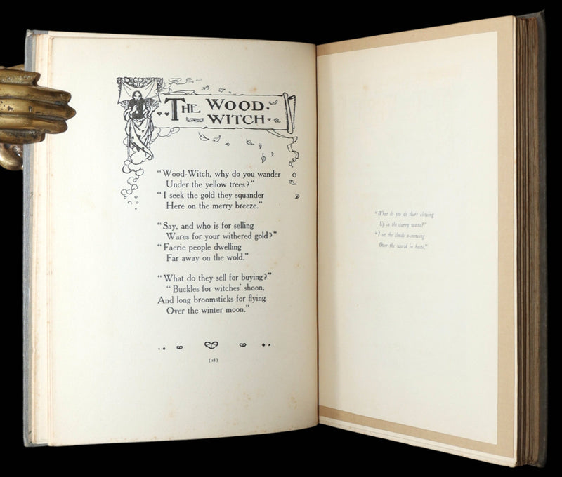 1912 Rare 1stED - ELFIN SONG, A Book of Verse and Pictures by Florence Harrison