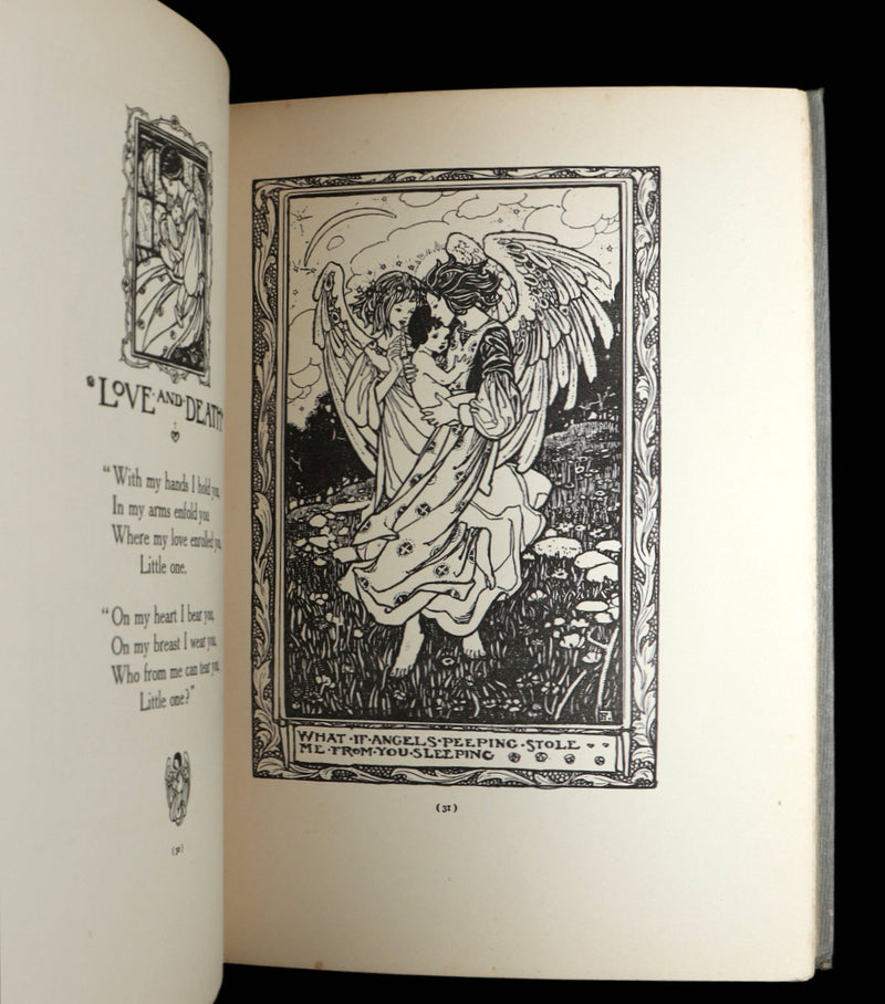 1912 Rare 1stED - ELFIN SONG, A Book of Verse and Pictures by Florence Harrison