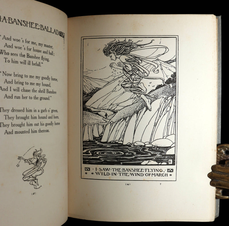 1912 Rare 1stED - ELFIN SONG, A Book of Verse and Pictures by Florence Harrison