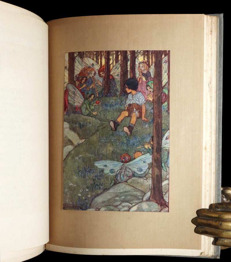 1912 Rare 1stED - ELFIN SONG, A Book of Verse and Pictures by Florence Harrison