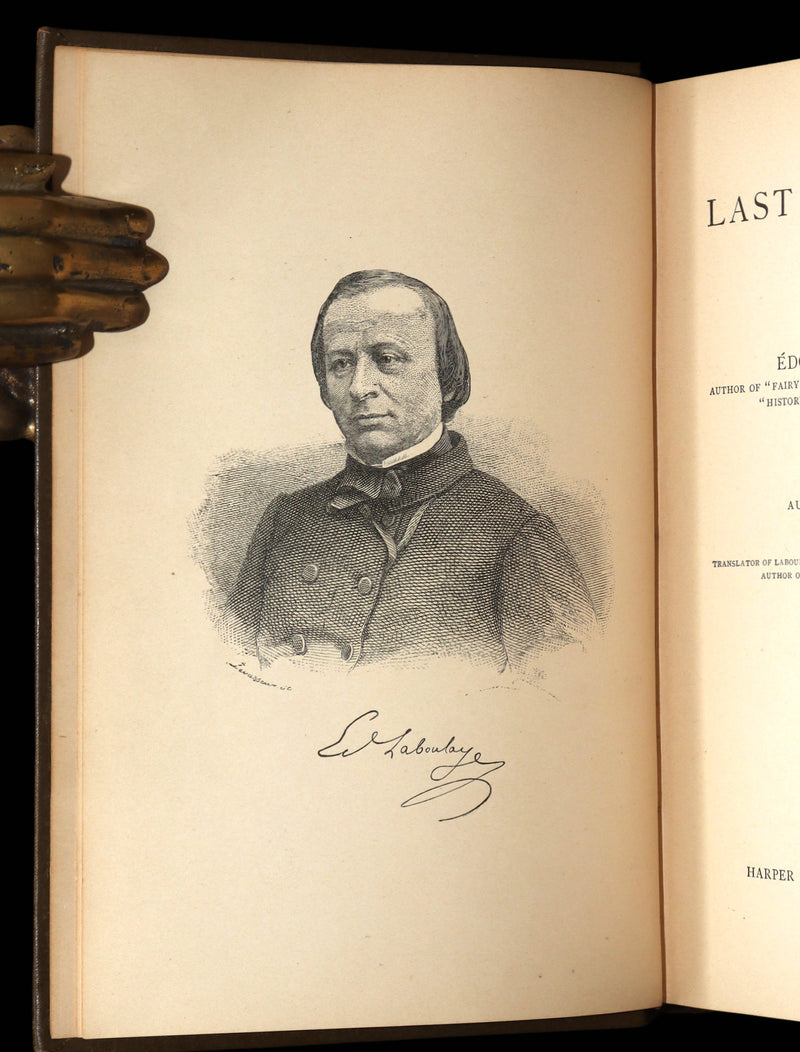 1885 Rare First Edition - Edouard Laboulaye's Last Fairy Tales, Illustrated