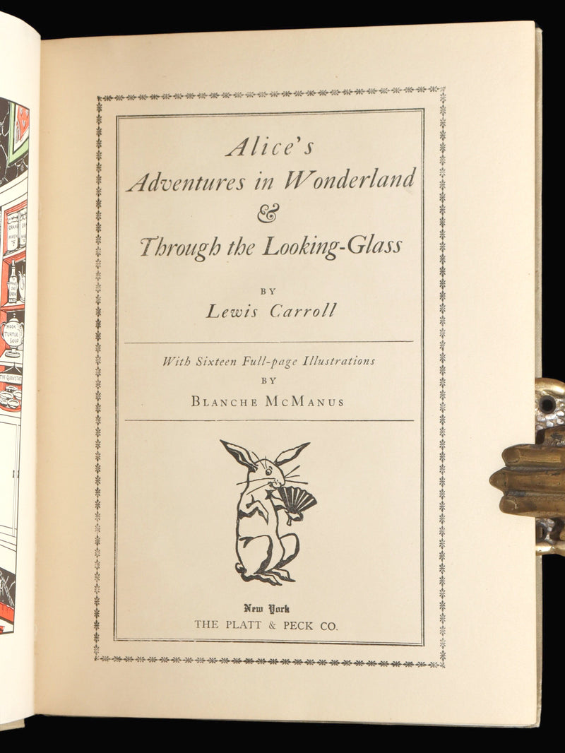1910 Rare Book - Alice’s Adventures in Wonderland Illustrated by Blanche McManus