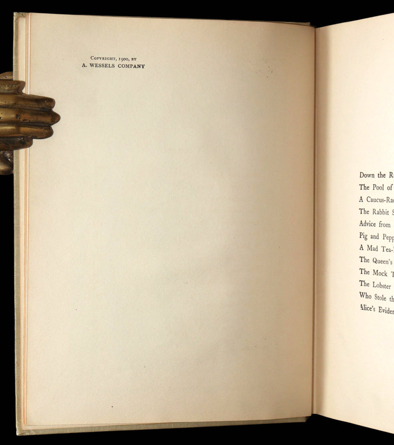 1910 Rare Book - Alice’s Adventures in Wonderland Illustrated by Blanche McManus