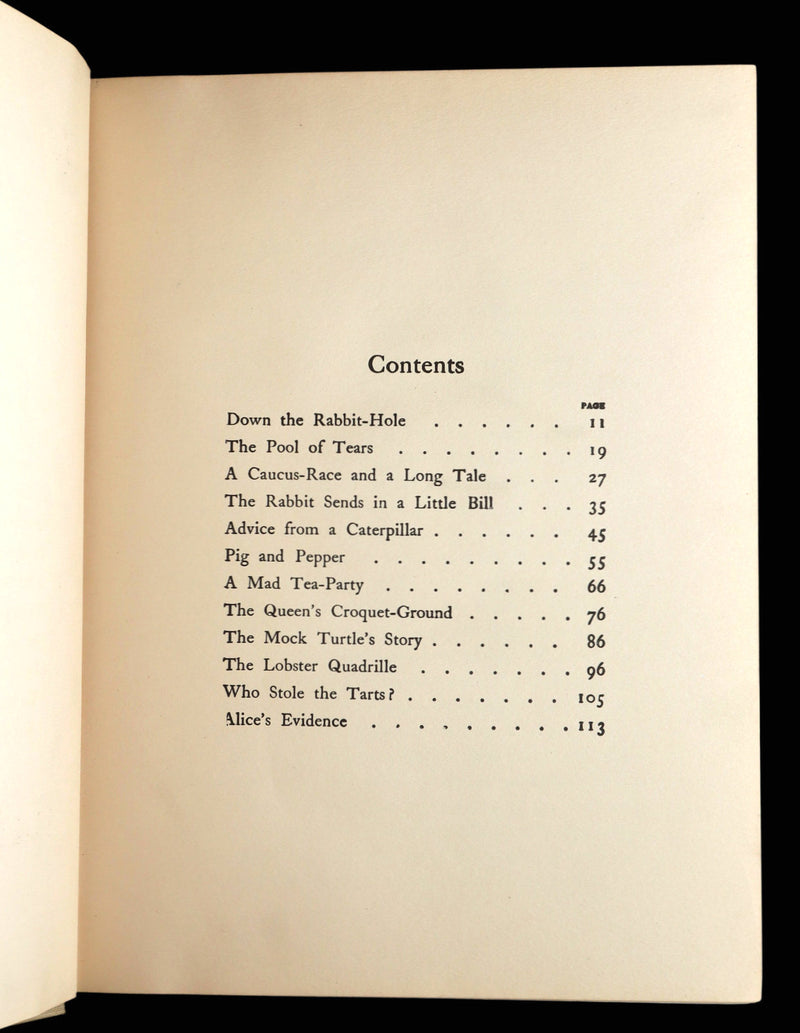 1910 Rare Book - Alice’s Adventures in Wonderland Illustrated by Blanche McManus