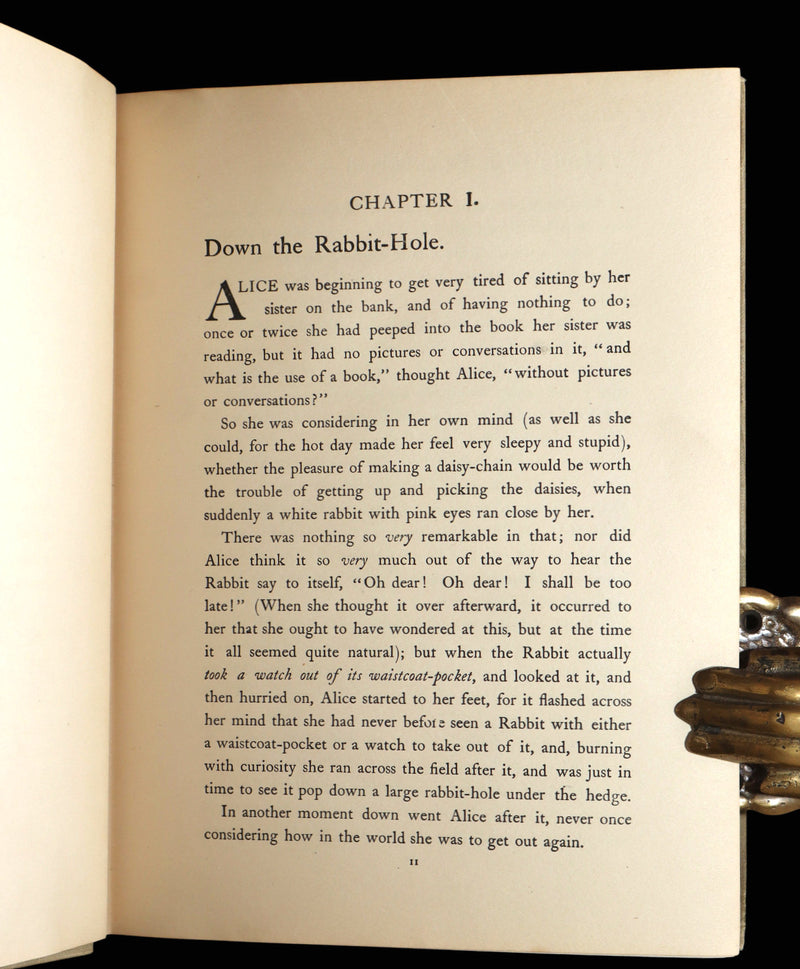 1910 Rare Book - Alice’s Adventures in Wonderland Illustrated by Blanche McManus