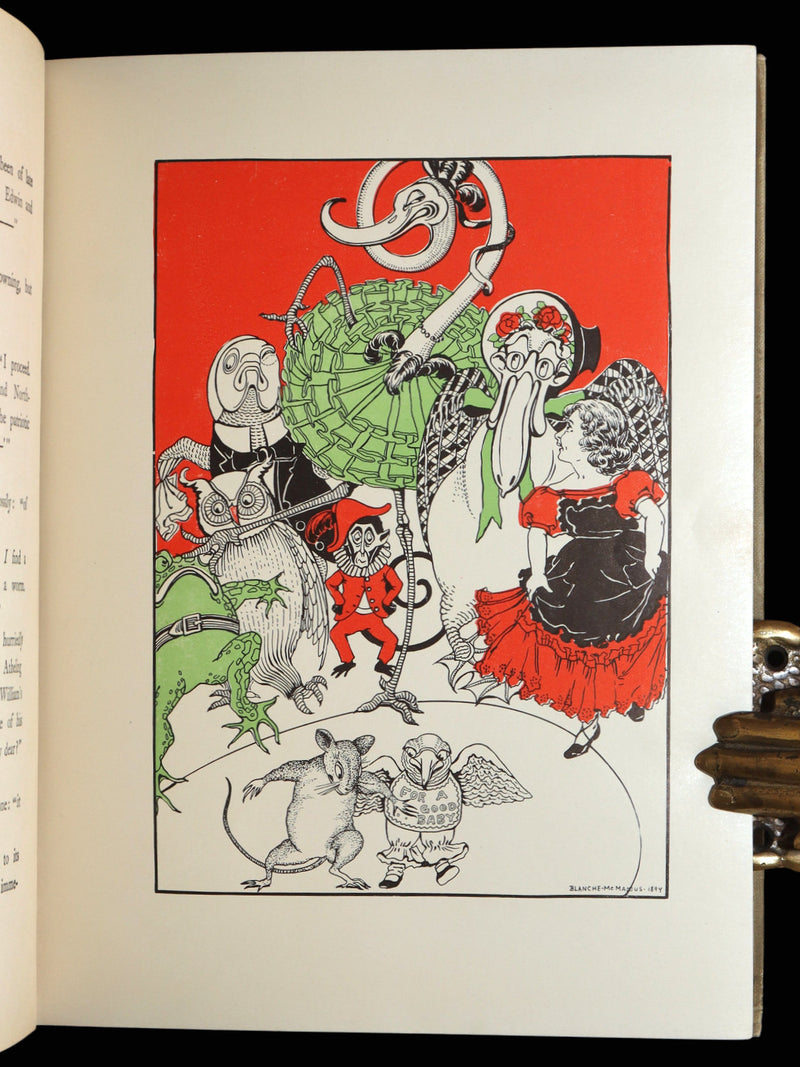 1910 Rare Book - Alice’s Adventures in Wonderland Illustrated by Blanche McManus