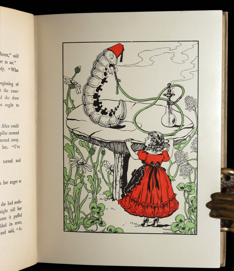 1910 Rare Book - Alice’s Adventures in Wonderland Illustrated by Blanche McManus
