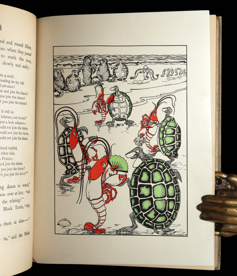 1910 Rare Book - Alice’s Adventures in Wonderland Illustrated by Blanche McManus