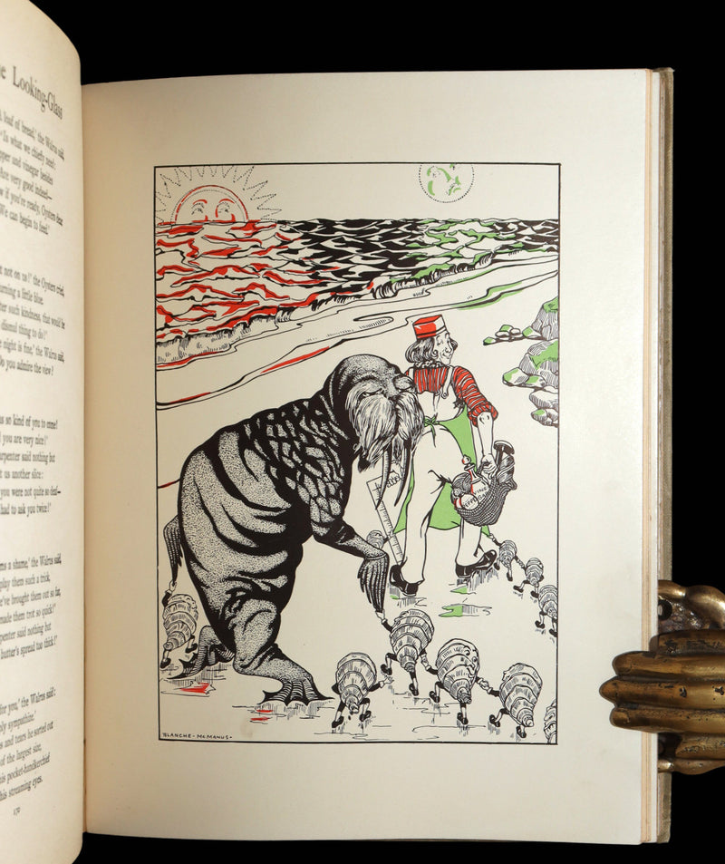 1910 Rare Book - Alice’s Adventures in Wonderland Illustrated by Blanche McManus