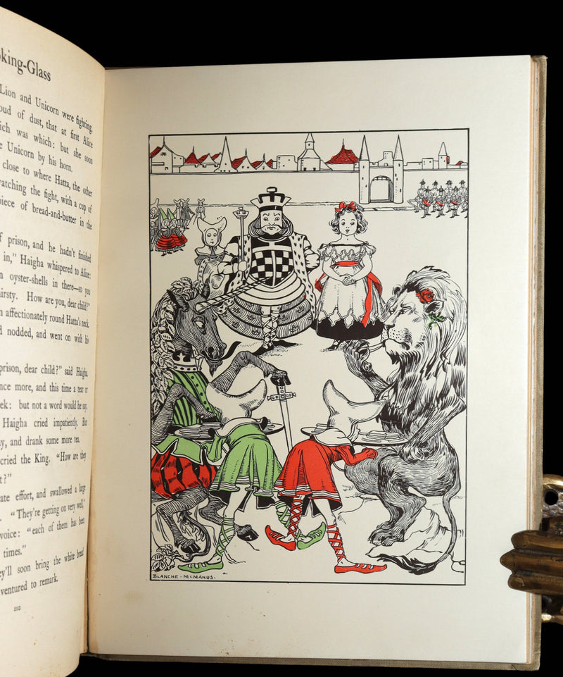 1910 Rare Book - Alice’s Adventures in Wonderland Illustrated by Blanche McManus
