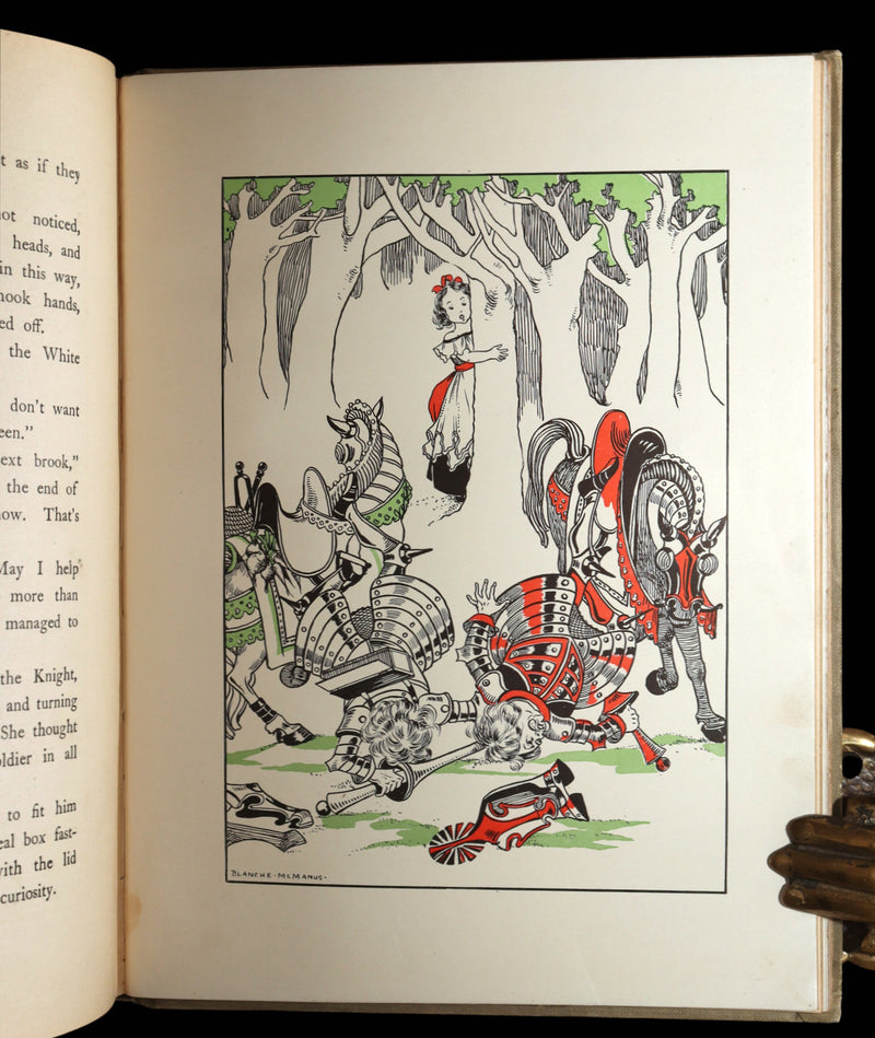 1910 Rare Book - Alice’s Adventures in Wonderland Illustrated by Blanche McManus
