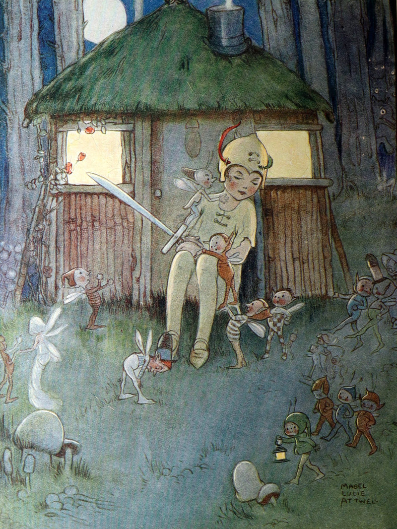1925 Rare Book - Peter Pan and Wendy Illustrated by Mabel Lucie Attwell