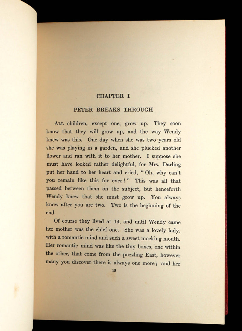 1925 Rare Book - Peter Pan and Wendy Illustrated by Mabel Lucie Attwell