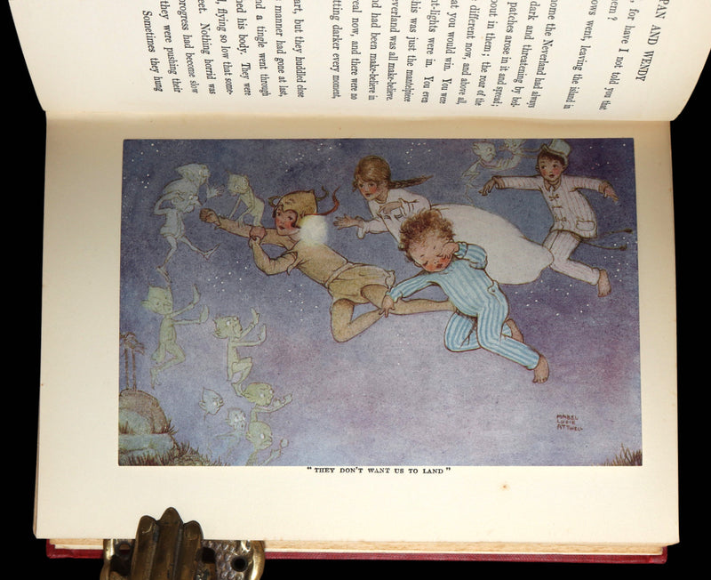 1925 Rare Book - Peter Pan and Wendy Illustrated by Mabel Lucie Attwell