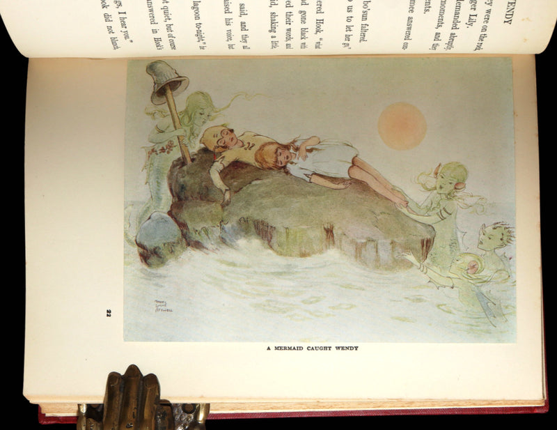 1925 Rare Book - Peter Pan and Wendy Illustrated by Mabel Lucie Attwell