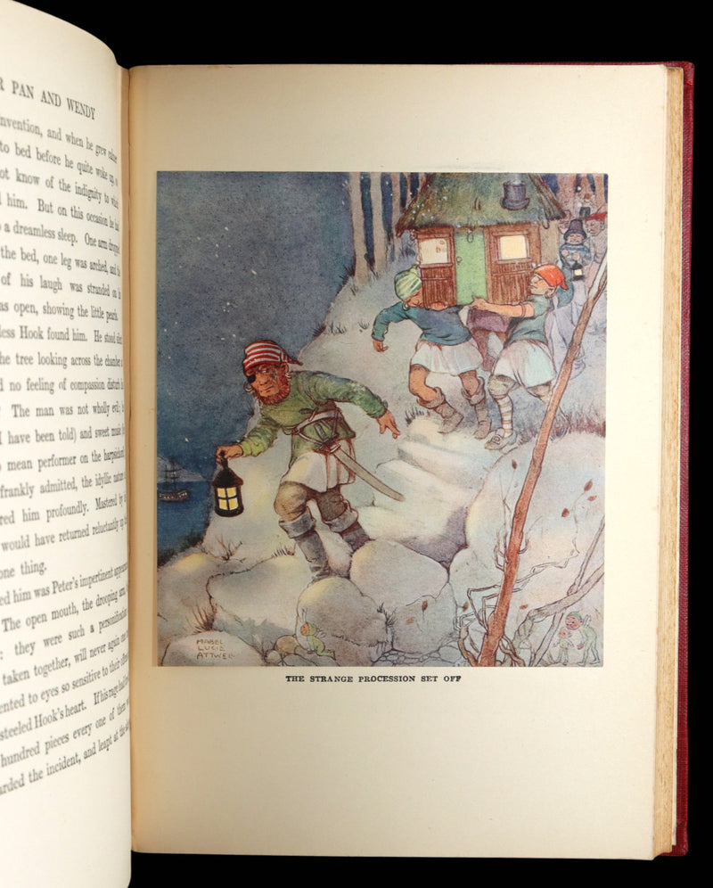 1925 Rare Book - Peter Pan and Wendy Illustrated by Mabel Lucie Attwell