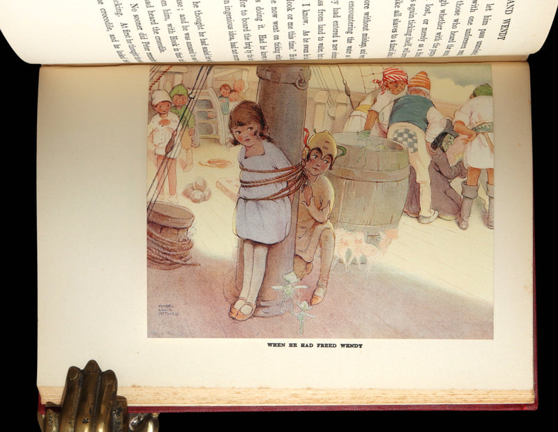 1925 Rare Book - Peter Pan and Wendy Illustrated by Mabel Lucie Attwell