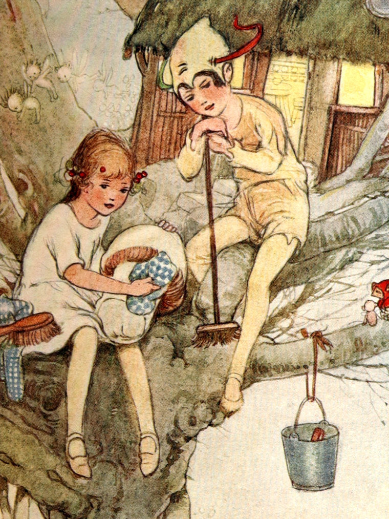 1925 Rare Book - Peter Pan and Wendy Illustrated by Mabel Lucie Attwell