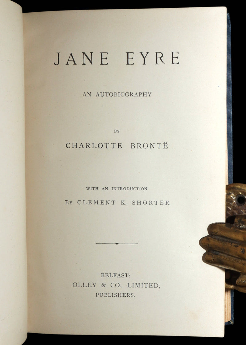 1892 Scarce Edition - Jane Eyre: An Autobiography by Charlotte Brontë