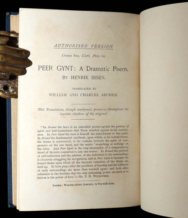 1892 Scarce Edition - Jane Eyre: An Autobiography by Charlotte Brontë