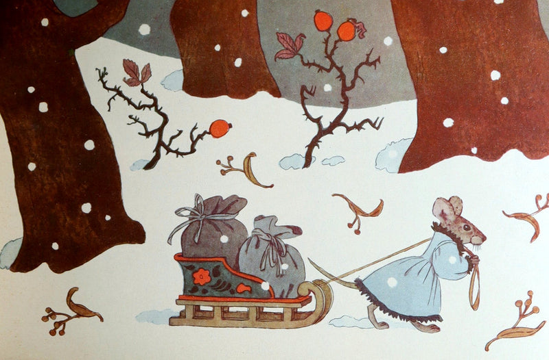 1975 First English Edition - The Mitten, A Ukrainian Fairy-Tale Illustrated