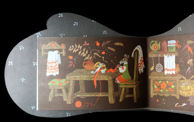 1975 First English Edition - The Mitten, A Ukrainian Fairy-Tale Illustrated