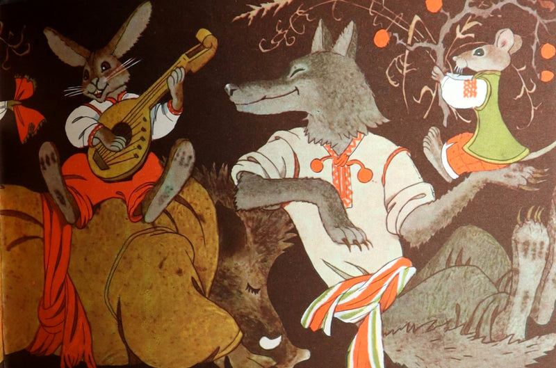 1975 First English Edition - The Mitten, A Ukrainian Fairy-Tale Illustrated