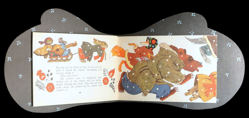 1975 First English Edition - The Mitten, A Ukrainian Fairy-Tale Illustrated