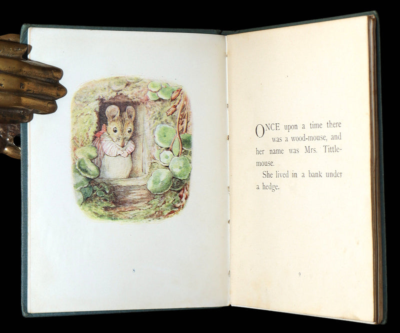 1910 Rare Early Edition - The Tale of Mrs. Tittlemouse by Beatrix Potter