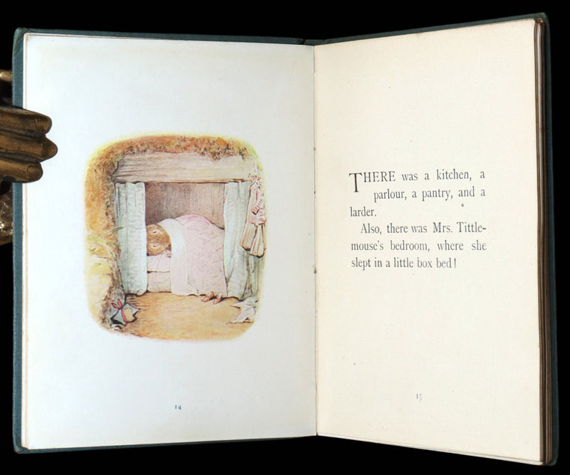 1910 Rare Early Edition - The Tale of Mrs. Tittlemouse by Beatrix Potter