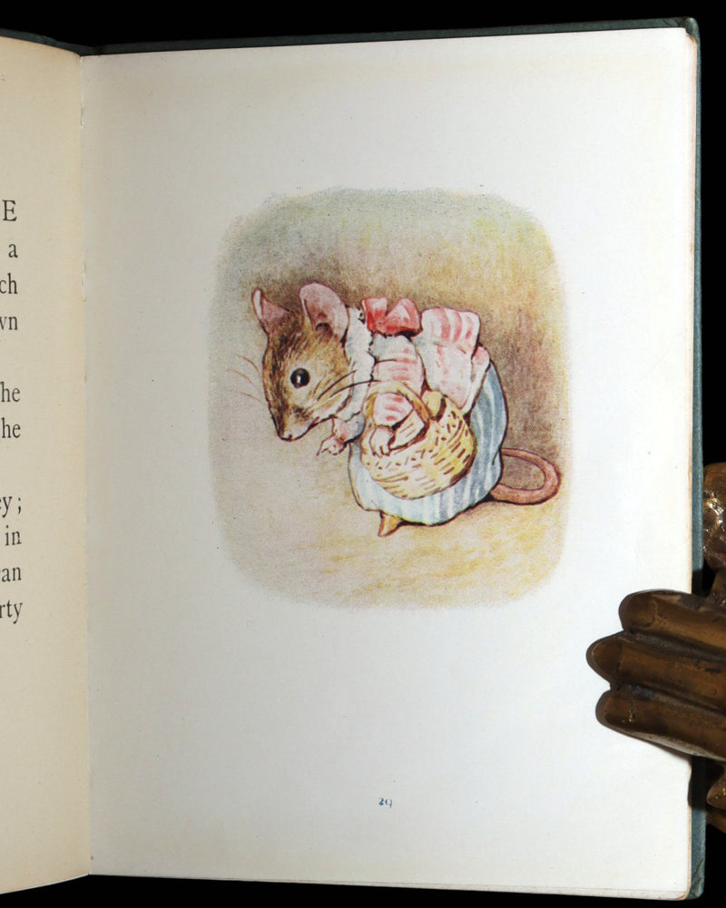 1910 Rare Early Edition - The Tale of Mrs. Tittlemouse by Beatrix Potter